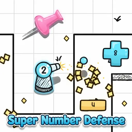 Super Number Defense Game